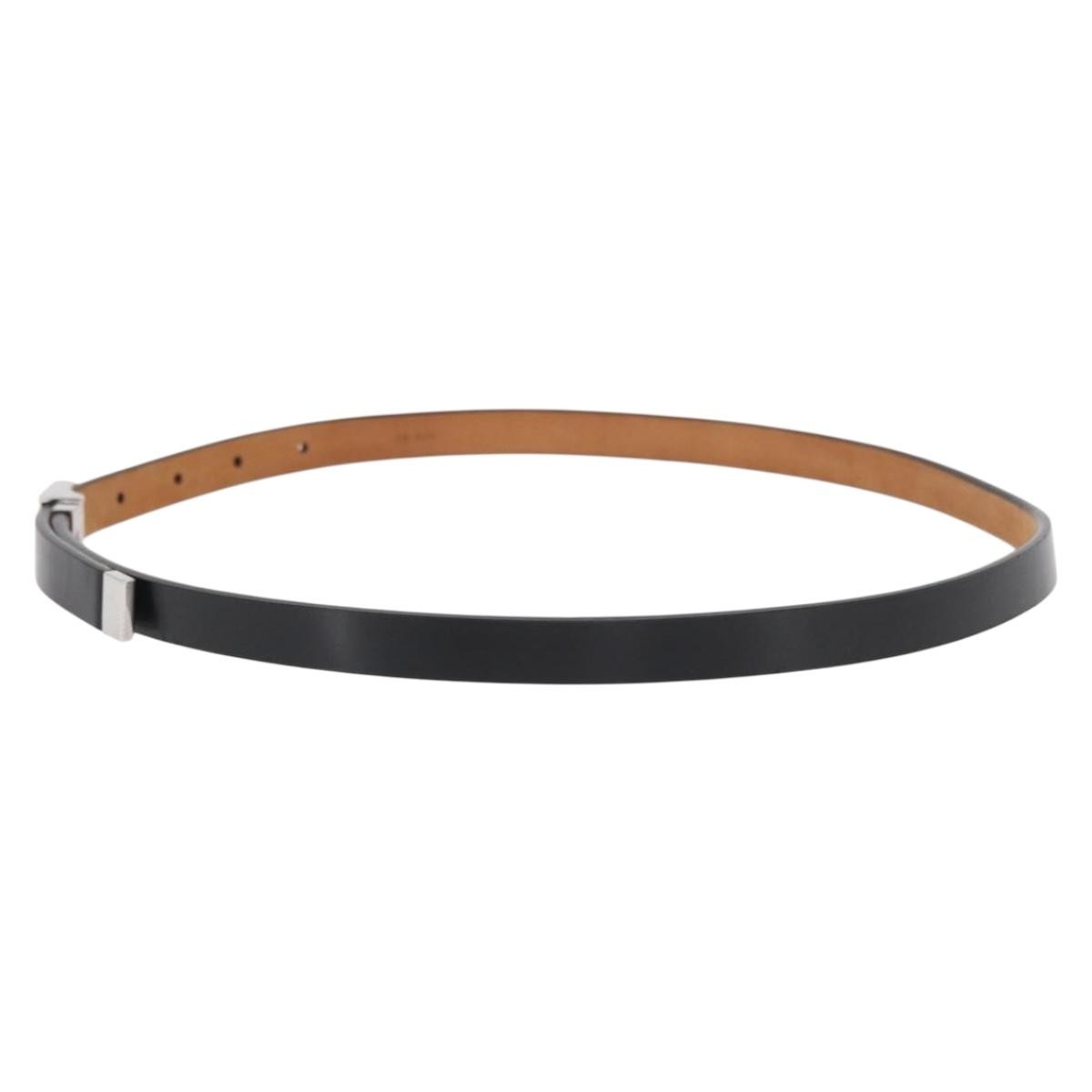 Louis Vuitton Carre Belt Leather Black Leather Belts Accessory