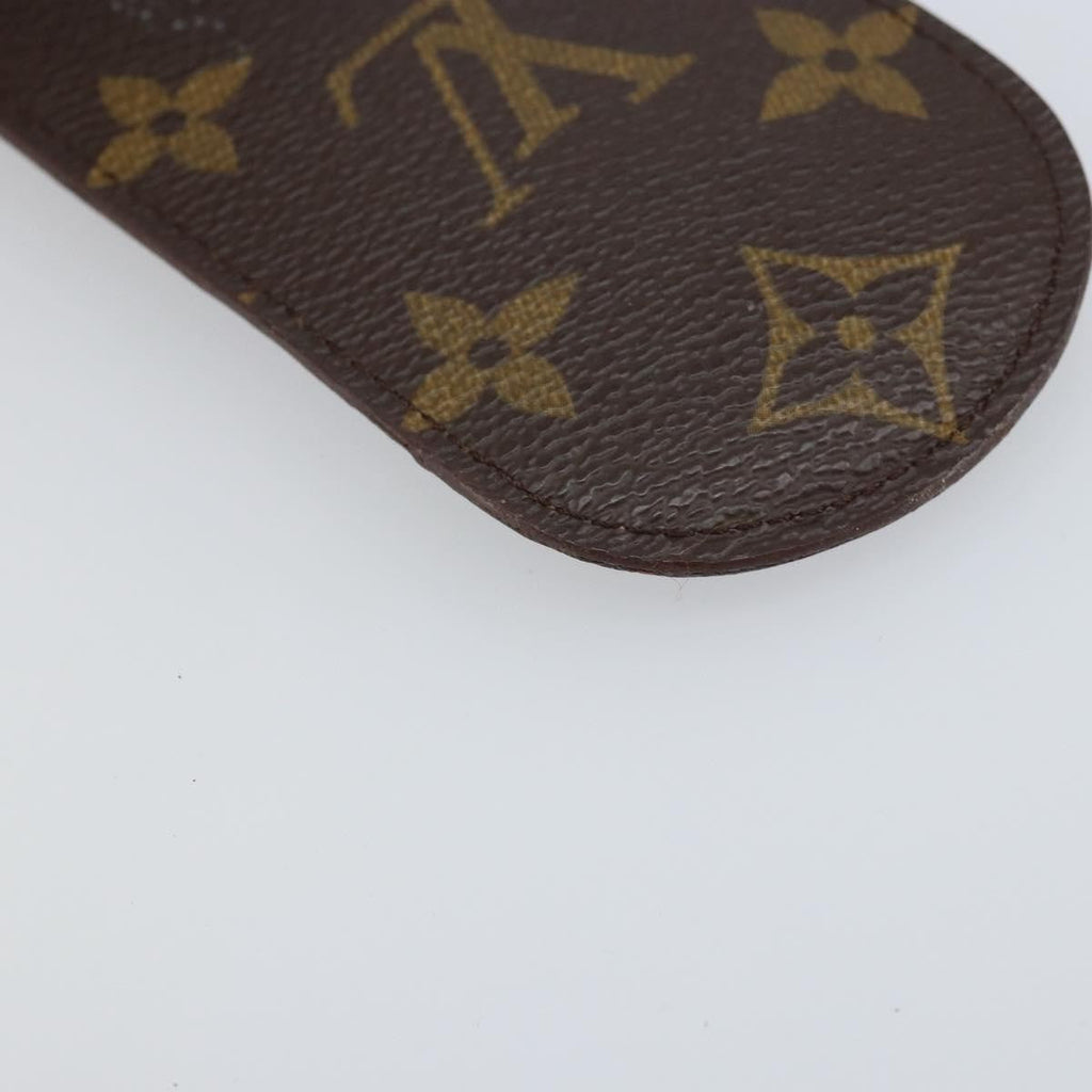Louis Vuitton Etui À Stylo Canvas Brown Canvas Clutche & Pouche Bag