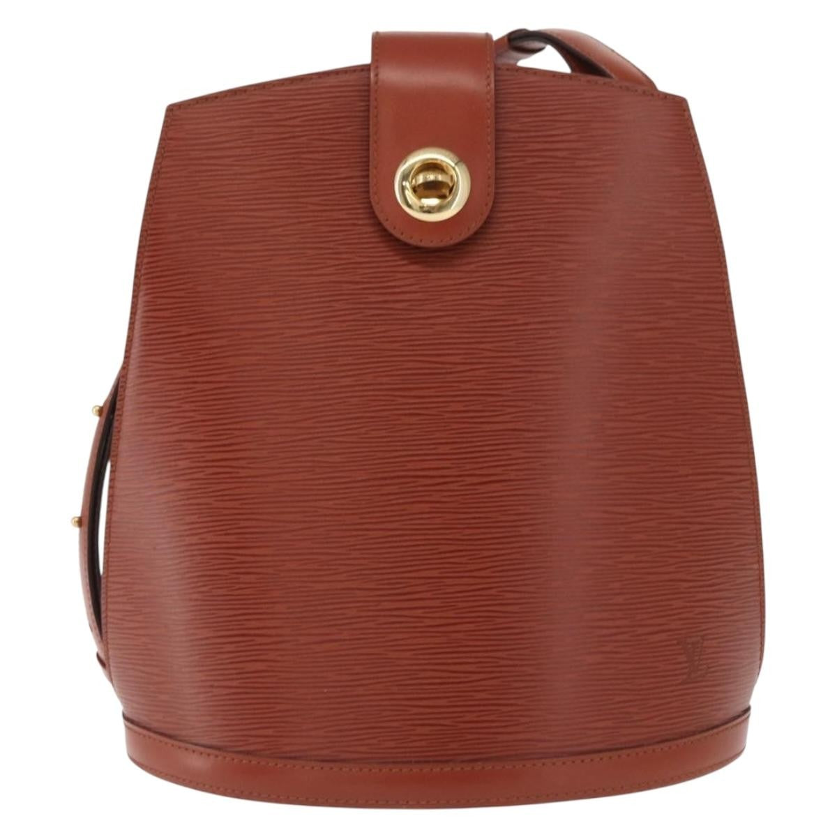 Louis Vuitton Cluny Shoulder Bag Epi Leather Brown Leather Shoulder Bag