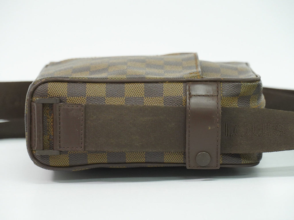 Louis Vuitton Olav Handbag Damier Brown Canvas Shoulder Bag