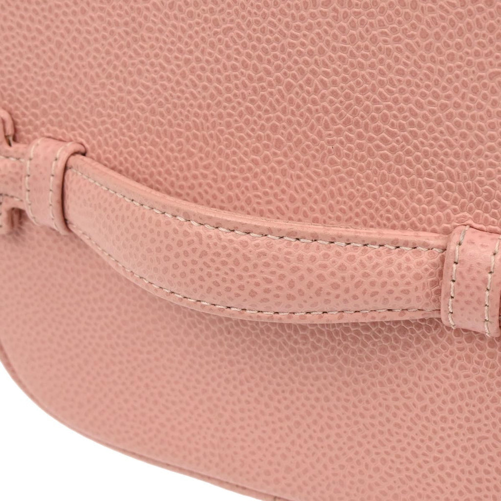 Chanel Vintage Timeless Cosmetic Case Caviar Pink Leather Clutche & Pouche Bag