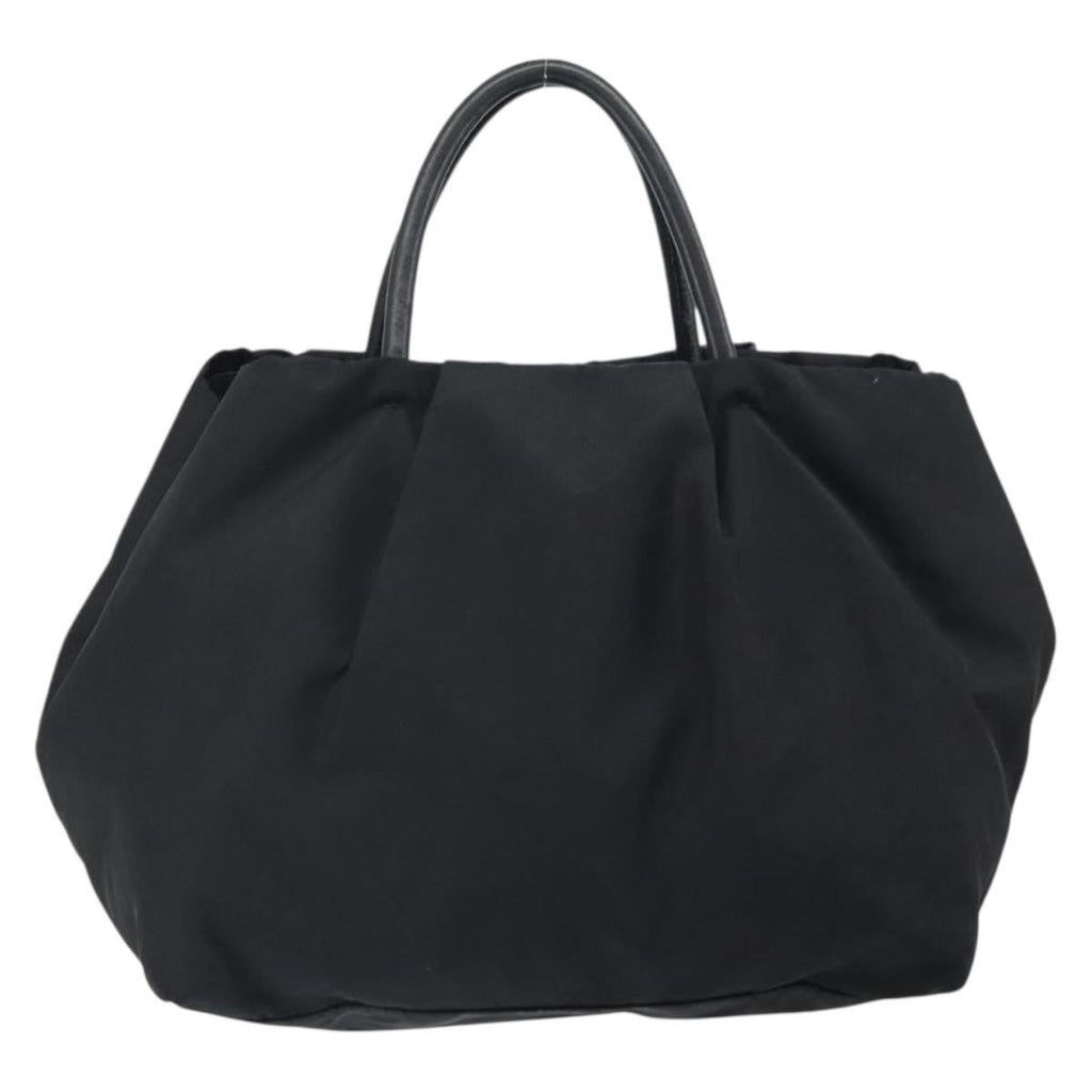 Prada Bow Tote Tessuto With Leather Black Nylon Tote Bag Bag