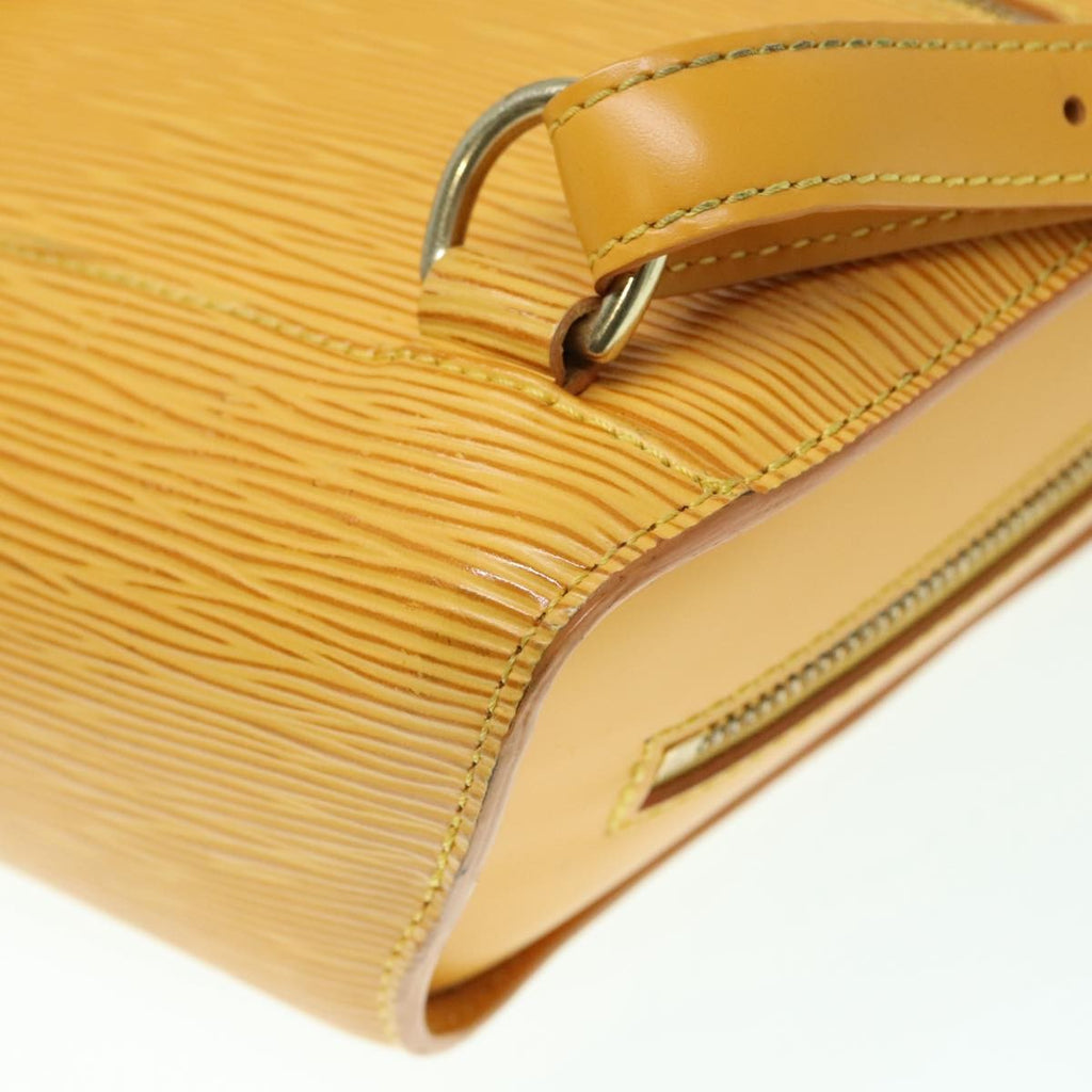 Louis Vuitton Mabillon Backpack Epi Leather Yellow Leather Backpack Bag