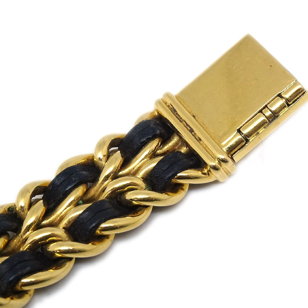 Chanel Premiere Rock Quartz Watch Plated Metal And Leather Watch