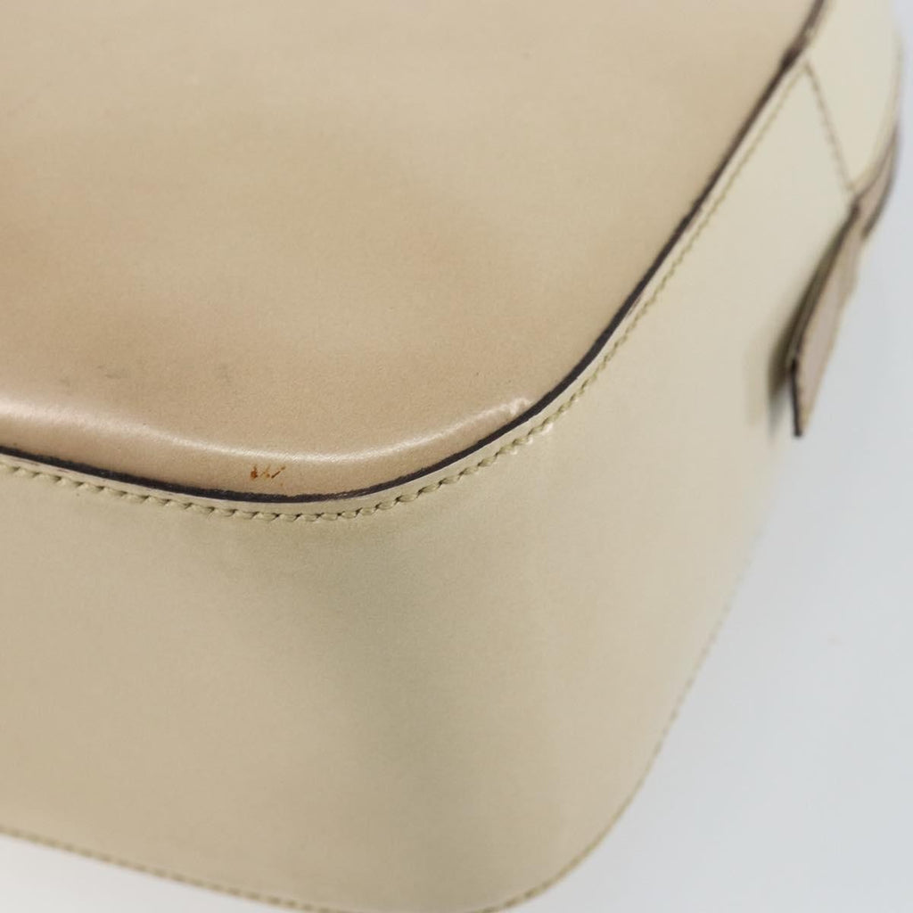 Prada Re-Edition 1995 Handbag Patent Leather Beige Patent_Leather Handbag