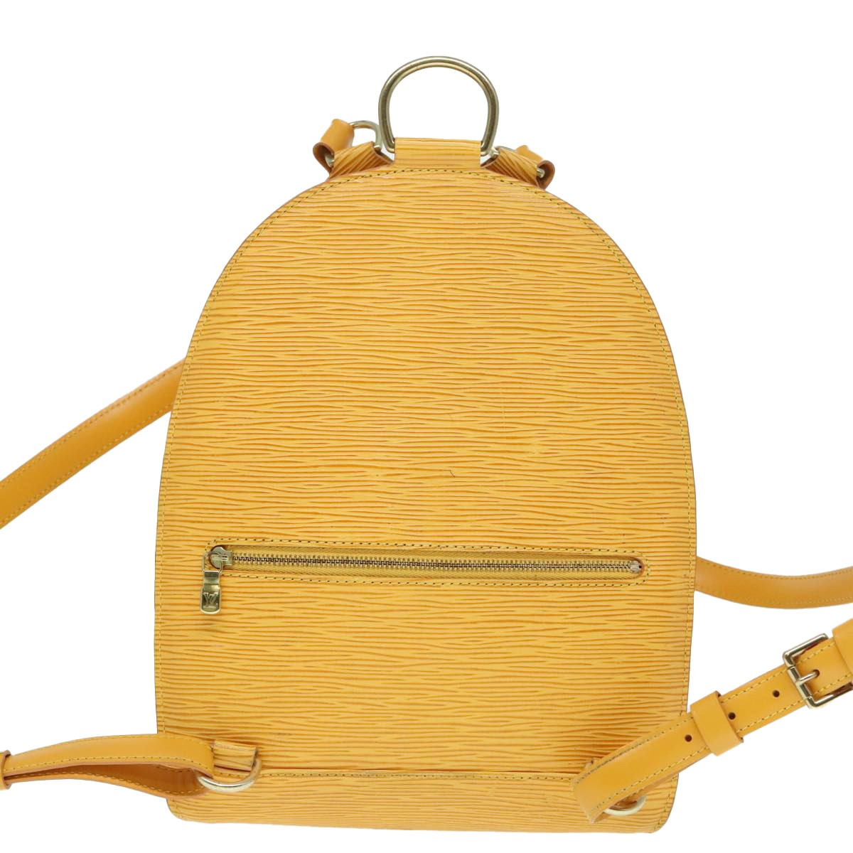 Louis Vuitton Mabillon Backpack Epi Leather Yellow Leather Backpack Bag