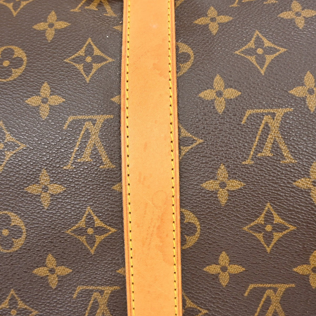 Louis Vuitton Keepall Bag Monogram Canvas Brown Canvas Travel Bag
