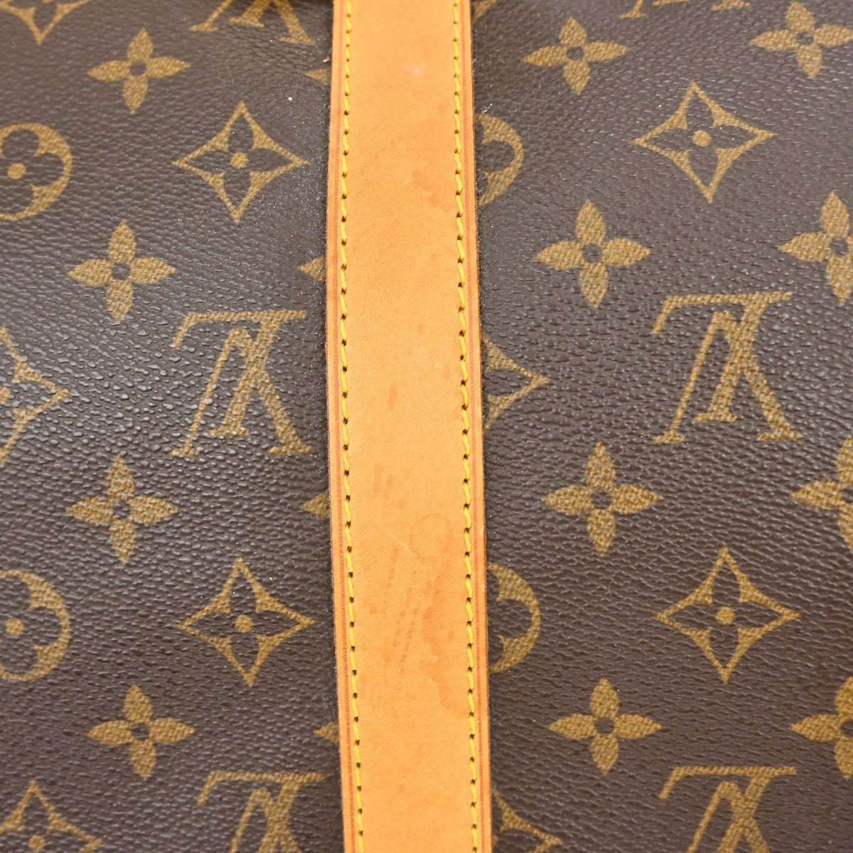 Louis Vuitton Keepall Bag Monogram Canvas Brown Canvas Travel Bag