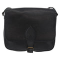 Louis Vuitton Cartouchiere Handbag Epi Leather Black Leather Shoulder Bag