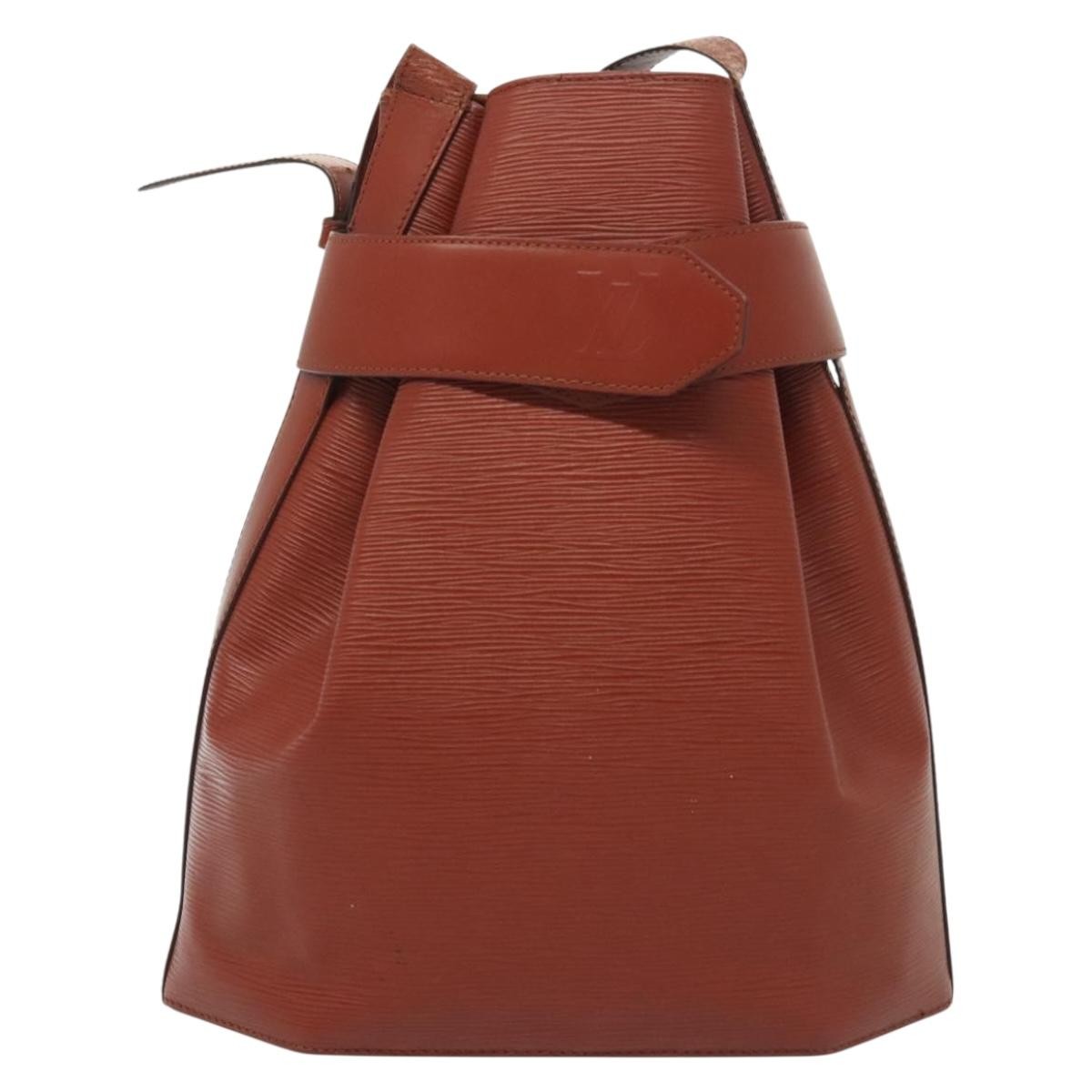 Louis Vuitton Vintage Sac D'epaule Handbag Epi Leather Brown Leather Bag