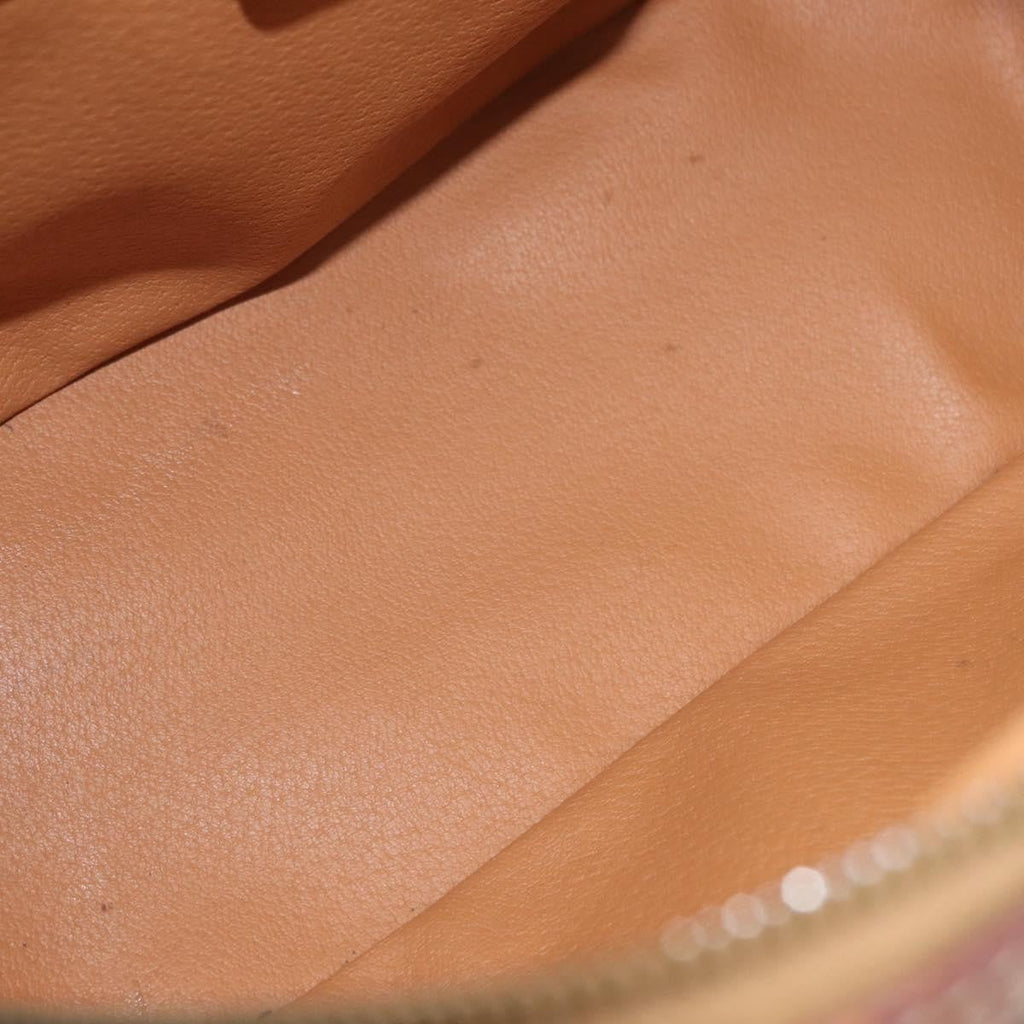 Celine Vintage Macadam Handbag Canvas And Leather Brown Canvas Handbag
