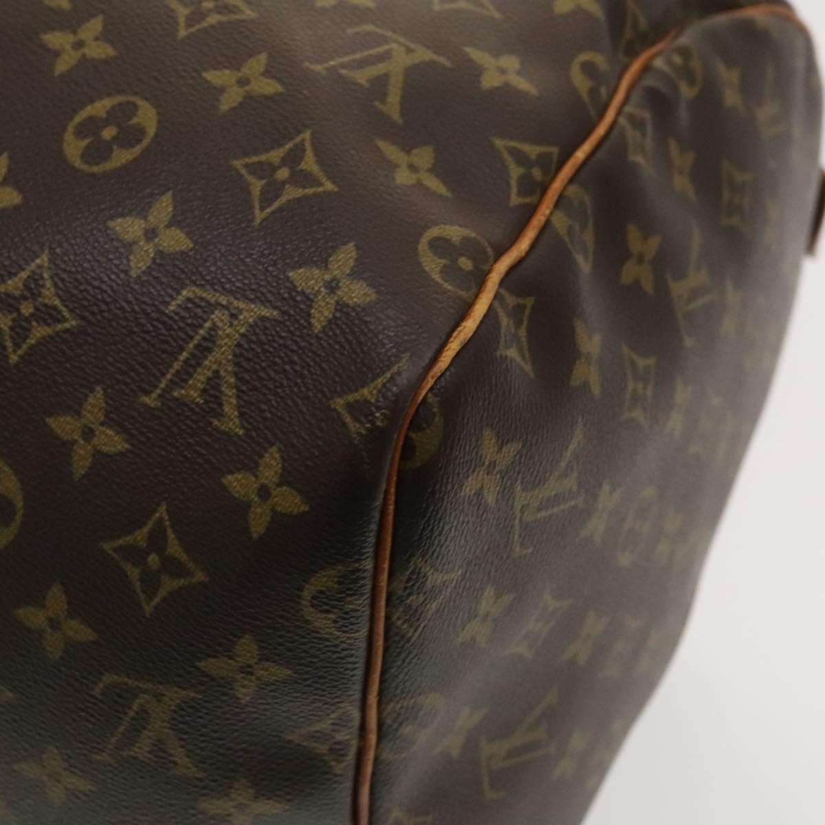 Louis Vuitton Keepall Bag Monogram Canvas Brown Canvas Travel Bag