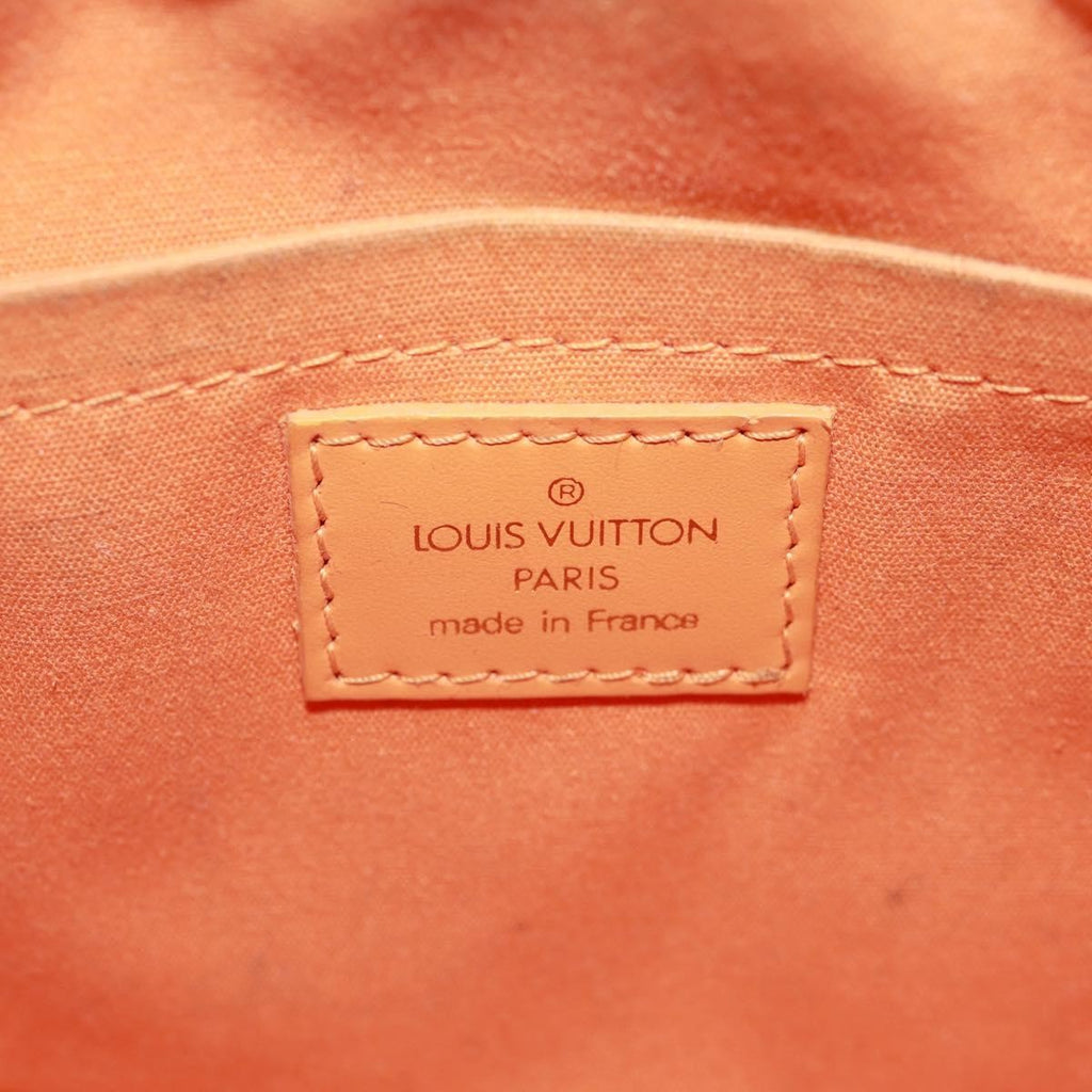 Louis Vuitton Mandara Handbag Epi Leather Orange Leather Shoulder Bag