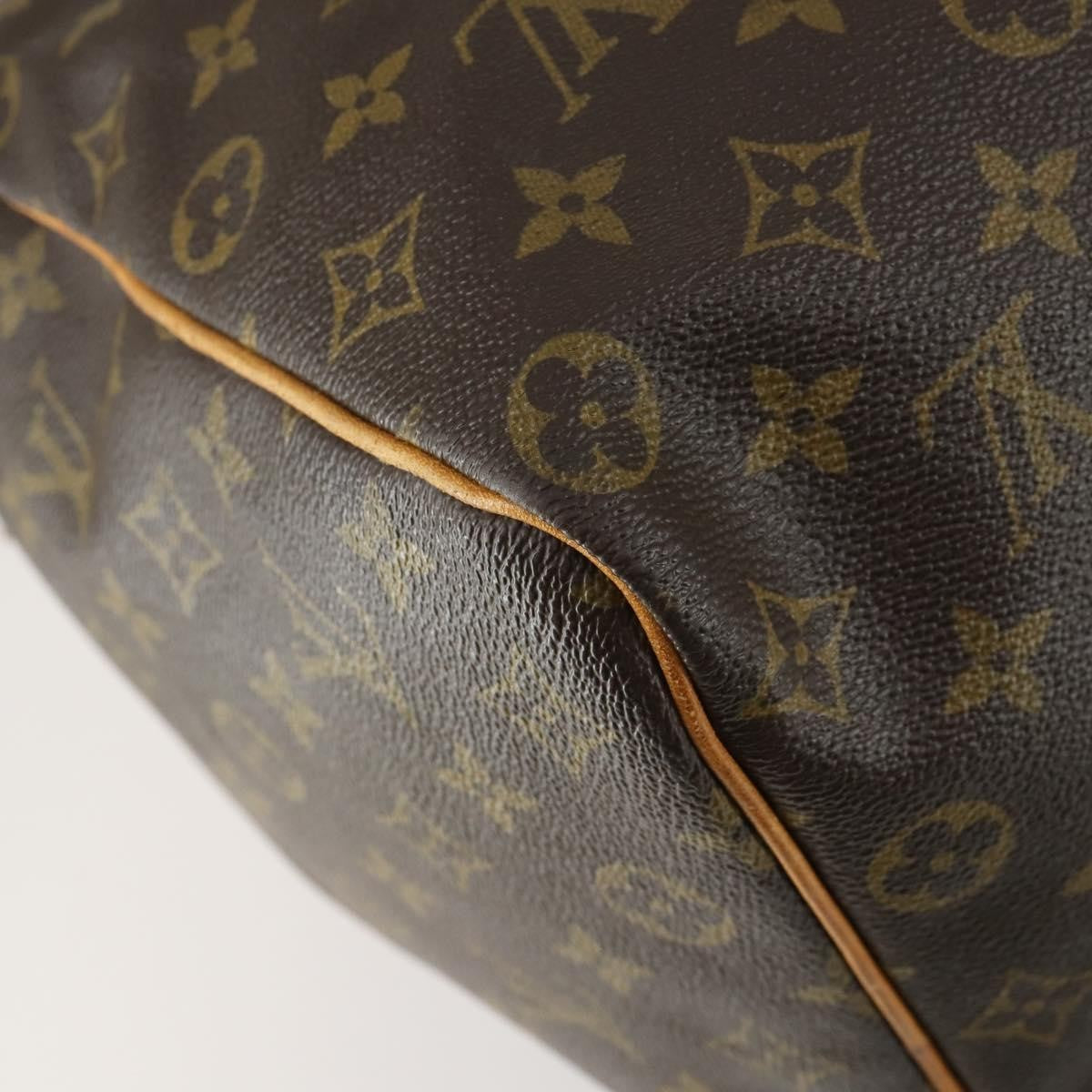 Louis Vuitton Keepall Bag Monogram Canvas Brown Canvas Travel Bag