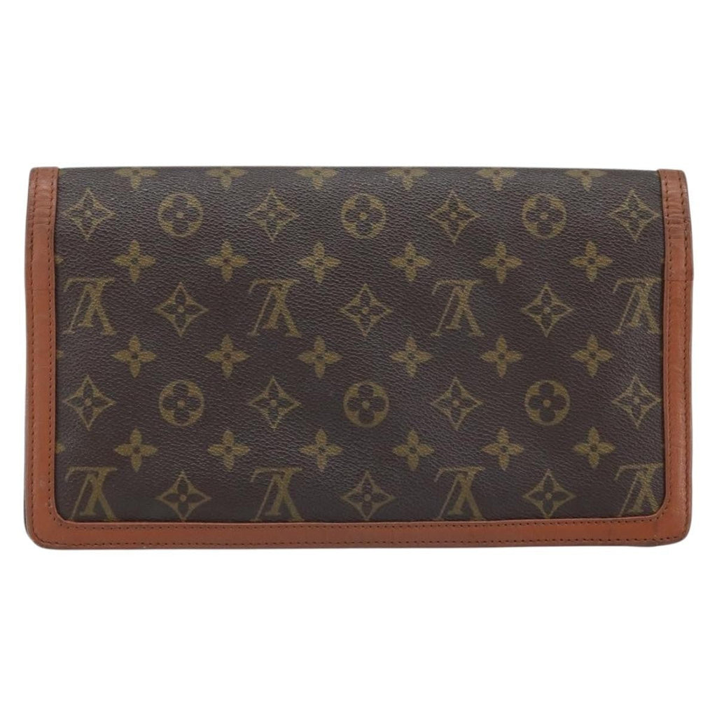 Louis Vuitton Dame Pochette Monogram Canvas Brown Canvas Clutche & Pouche Bag