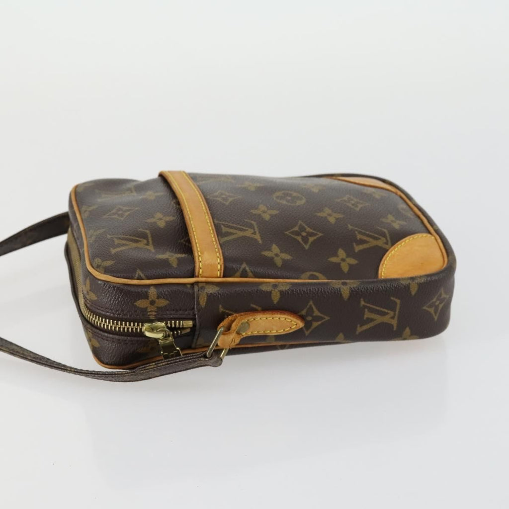 Louis Vuitton Danube Handbag Monogram Canvas Brown Canvas Shoulder Bag