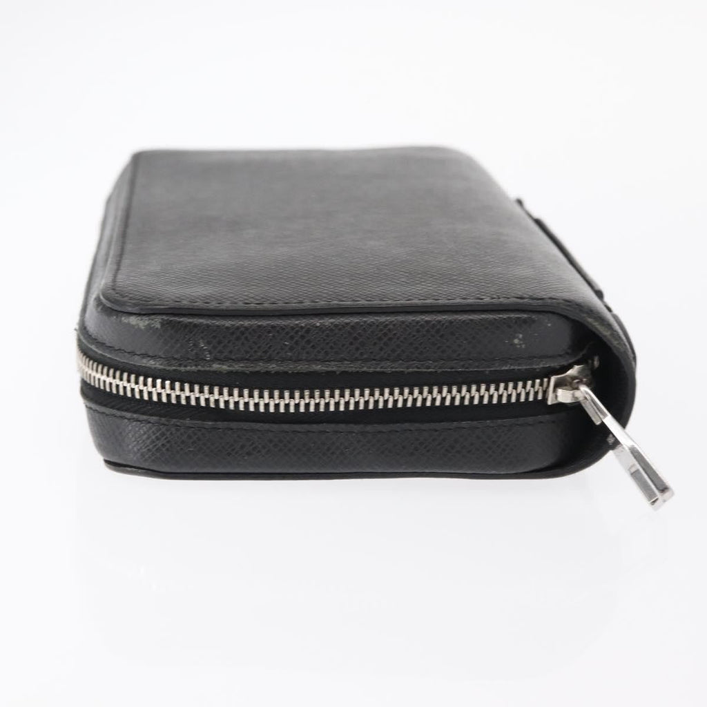 Louis Vuitton Zippy Xl Taiga Leather Black Leather Wallets Accessory