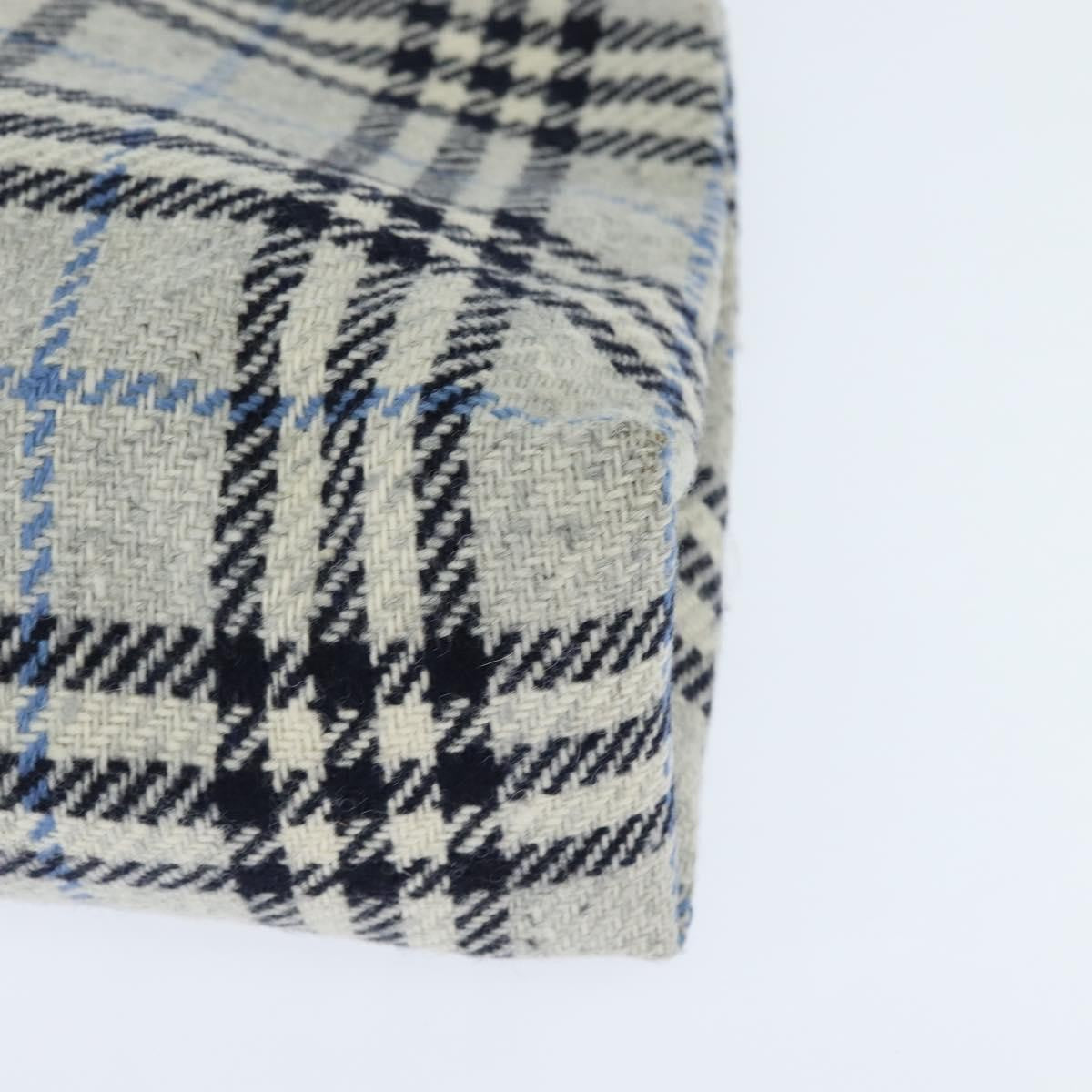 Burberry Nova Check Handbag Tweed Gray Tweed Handbag