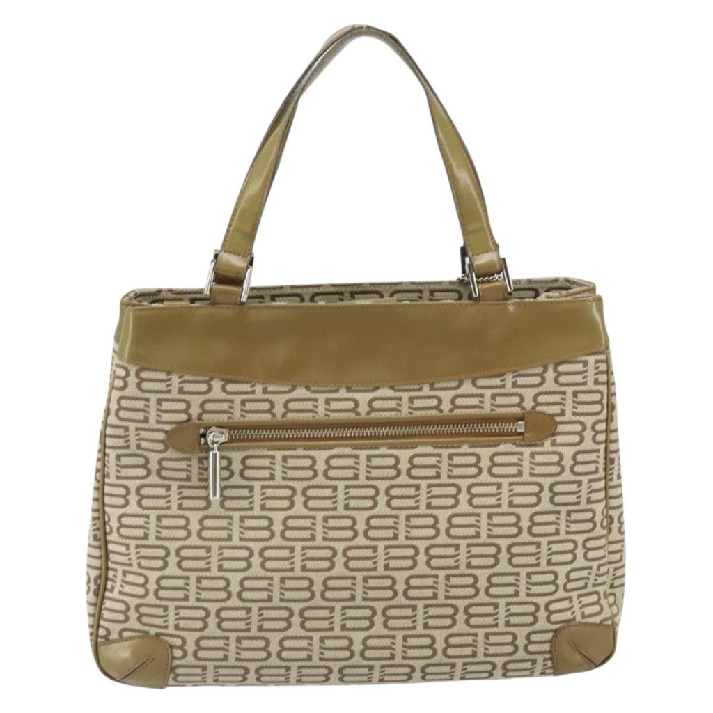 Balenciaga Vintage Handbag Canvas Beige Canvas Hand