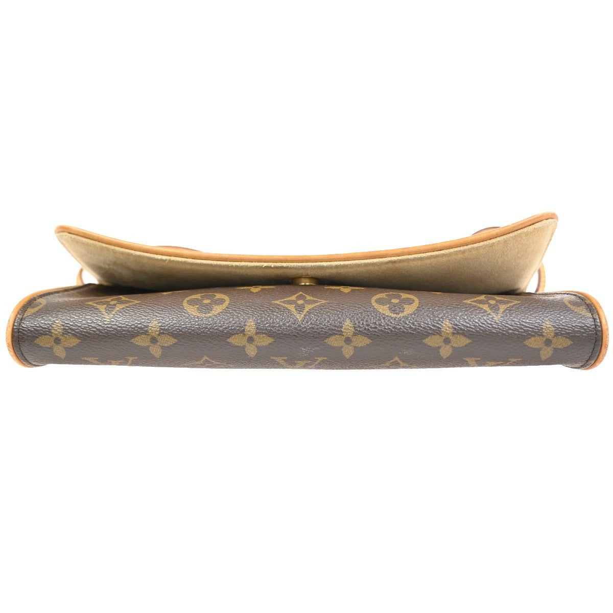Louis Vuitton Twin Handbag Monogram Canvas Brown Canvas Clutche & Pouche Bag