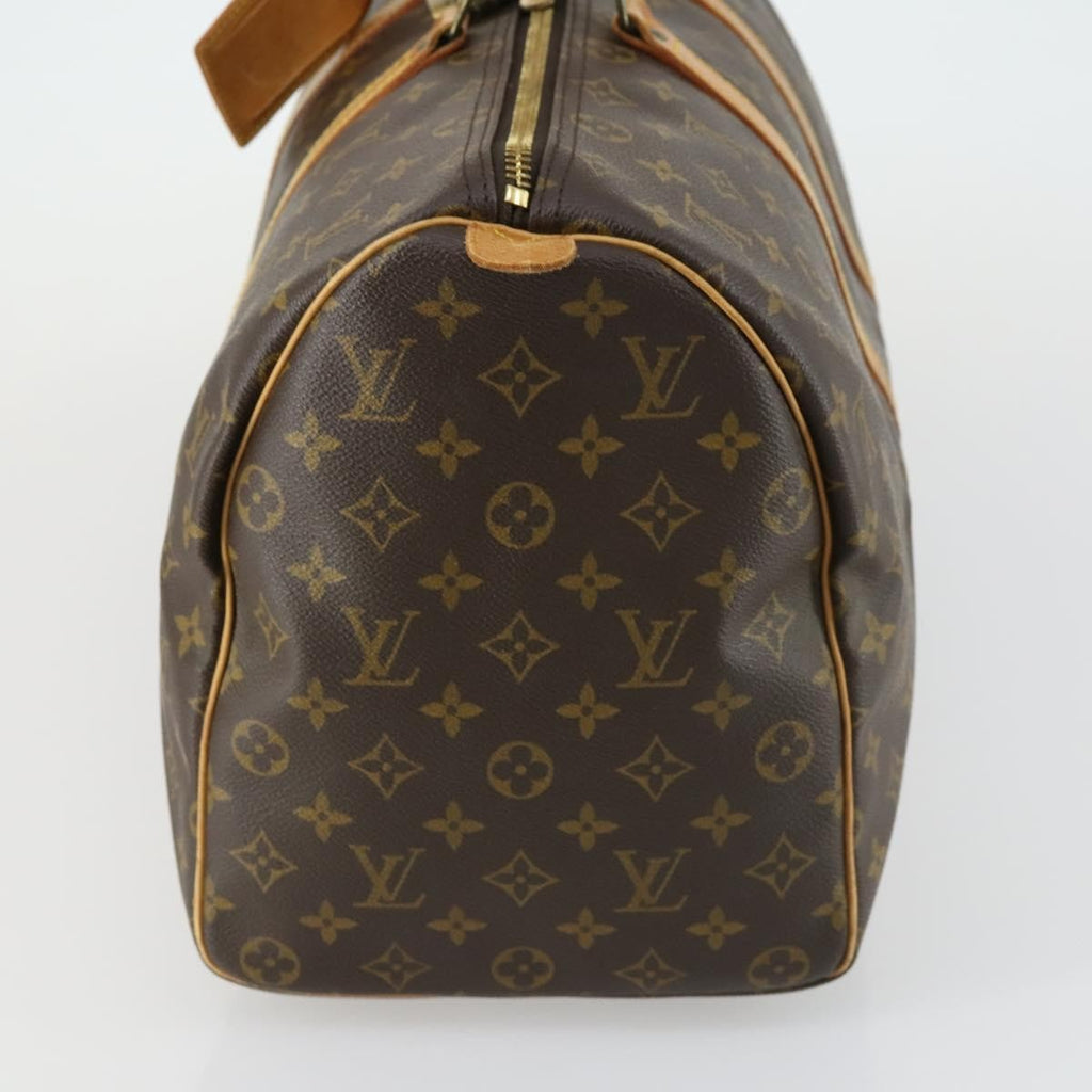 Louis Vuitton Keepall Bag Monogram Canvas Brown Canvas Travel Bag