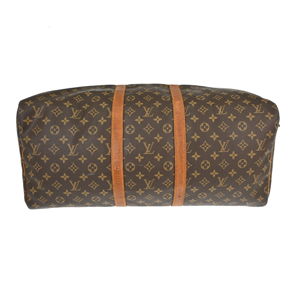 Louis Vuitton Keepall Bag Monogram Canvas Brown Canvas Travel Bag