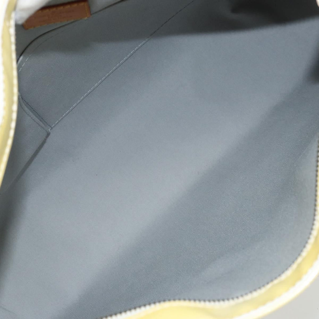 Louis Vuitton Brentwood Handbag Monogram Vernis Yellow Patent_Leather Tote Bag