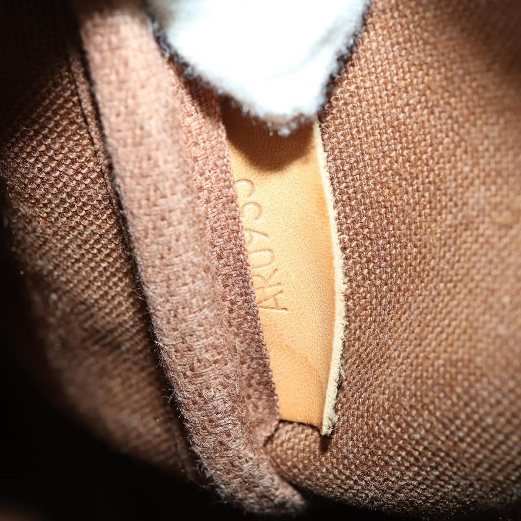 Louis Vuitton Saumur Handbag Monogram Canvas Brown Canvas Shoulder Bag