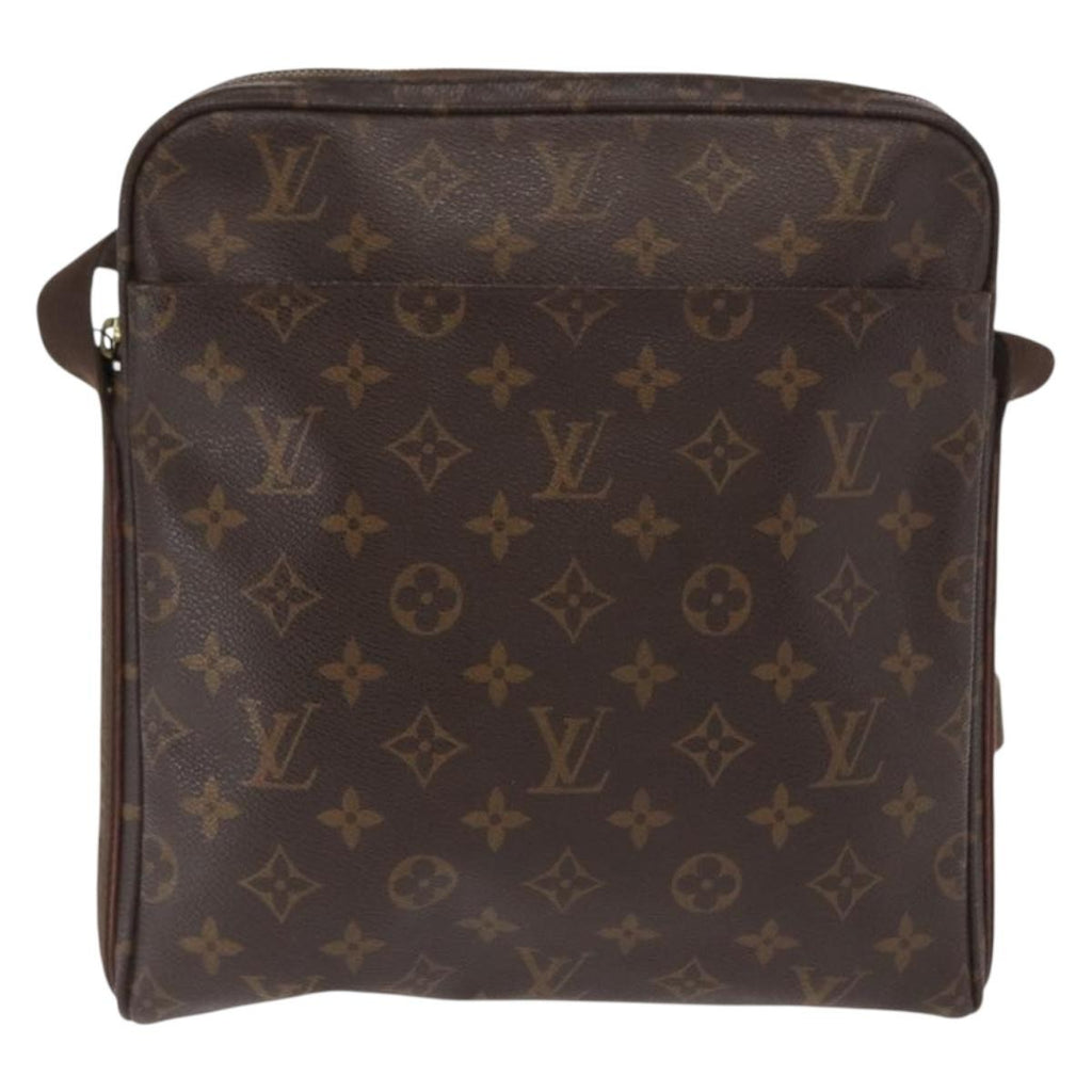 Louis Vuitton Trotteur Beaubourg Handbag Monogram Canvas Brown Canvas Shoulder Bag