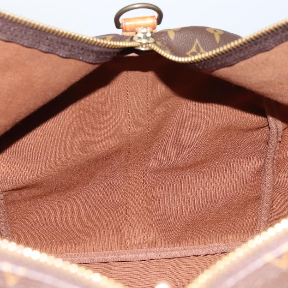 Louis Vuitton Keepall Bandouliere Bag Monogram Canvas Brown Canvas Travel Bag