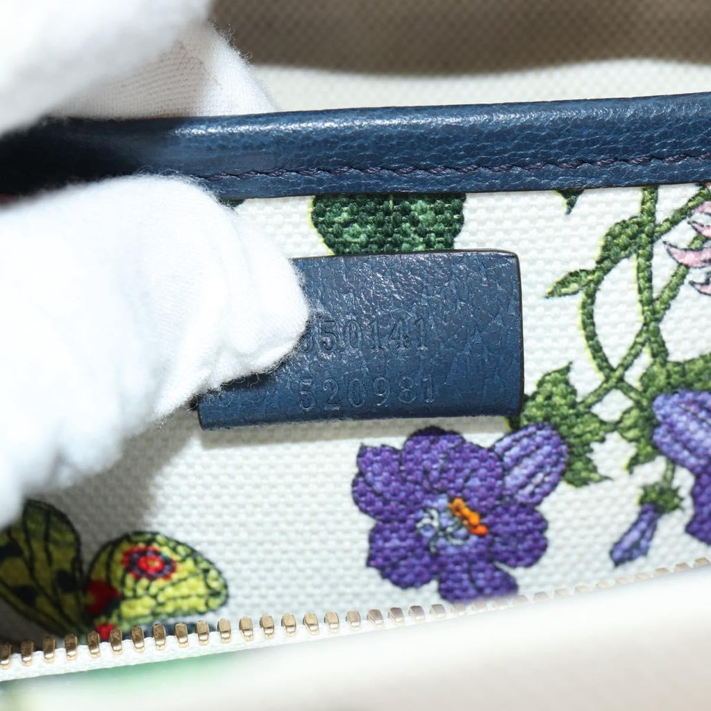 Gucci Flora Canvas Multicolour Canvas Tote Bag Bag (Pre-Owned)