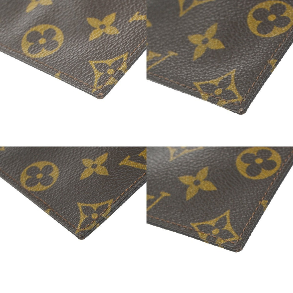 Louis Vuitton Pochette Secret Monogram Canvas Brown Canvas Clutche & Pouche Bag