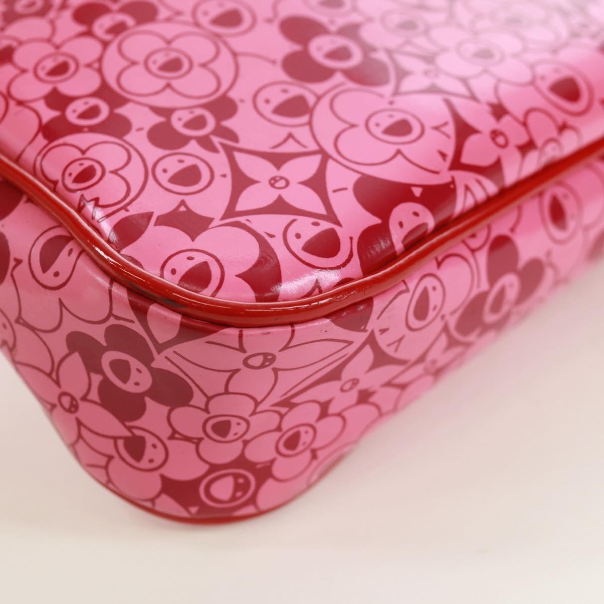 Louis Vuitton Pochette Accessoires Cosmic Blossom Pink Pvc Clutche & Pouche Bag