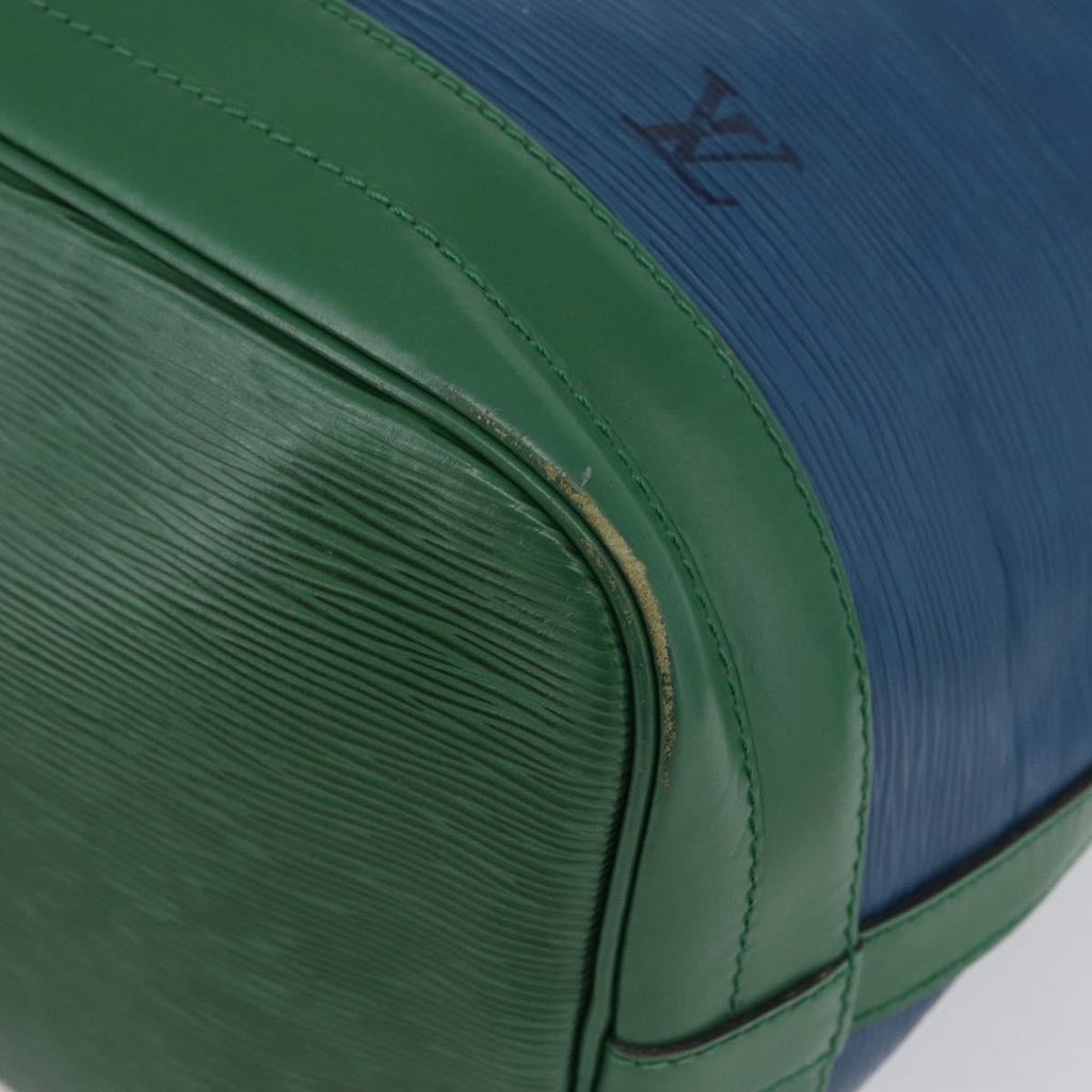 Louis Vuitton Bicolor Noe Handbag Epi Leather Blue Leather Shoulder Bag