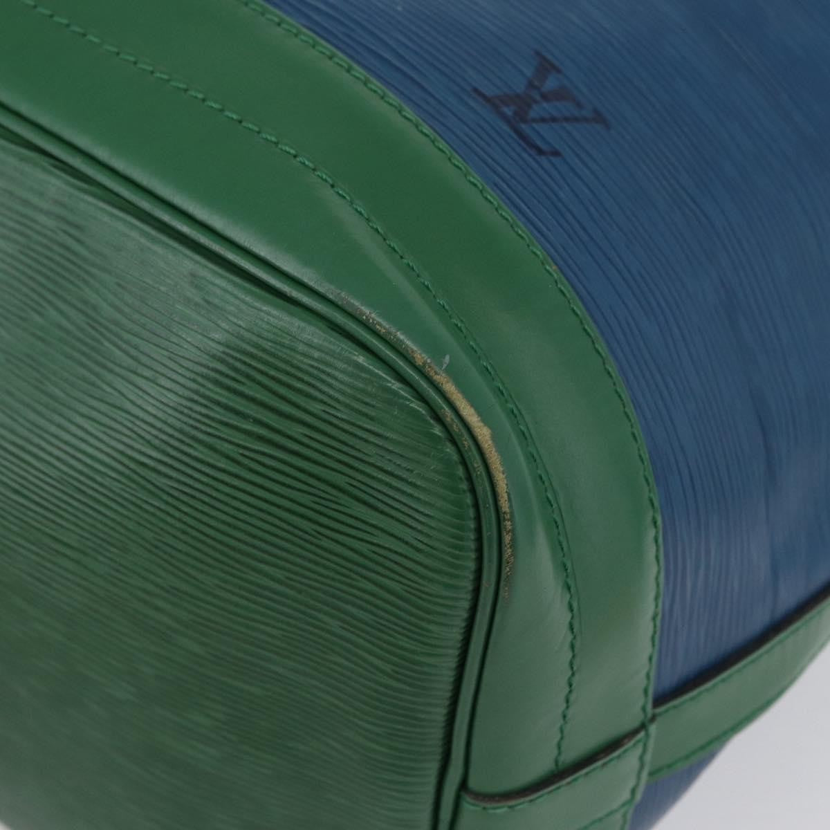 Louis Vuitton Bicolor Noe Handbag Epi Leather Blue Leather Shoulder Bag