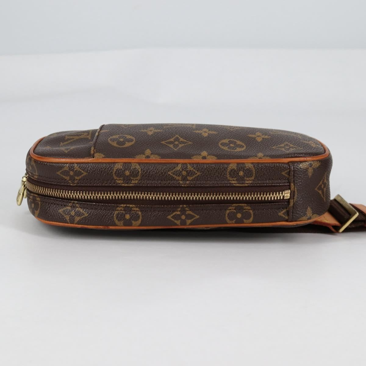 Louis Vuitton Pochette Gange Monogram Canvas Brown Canvas Bag