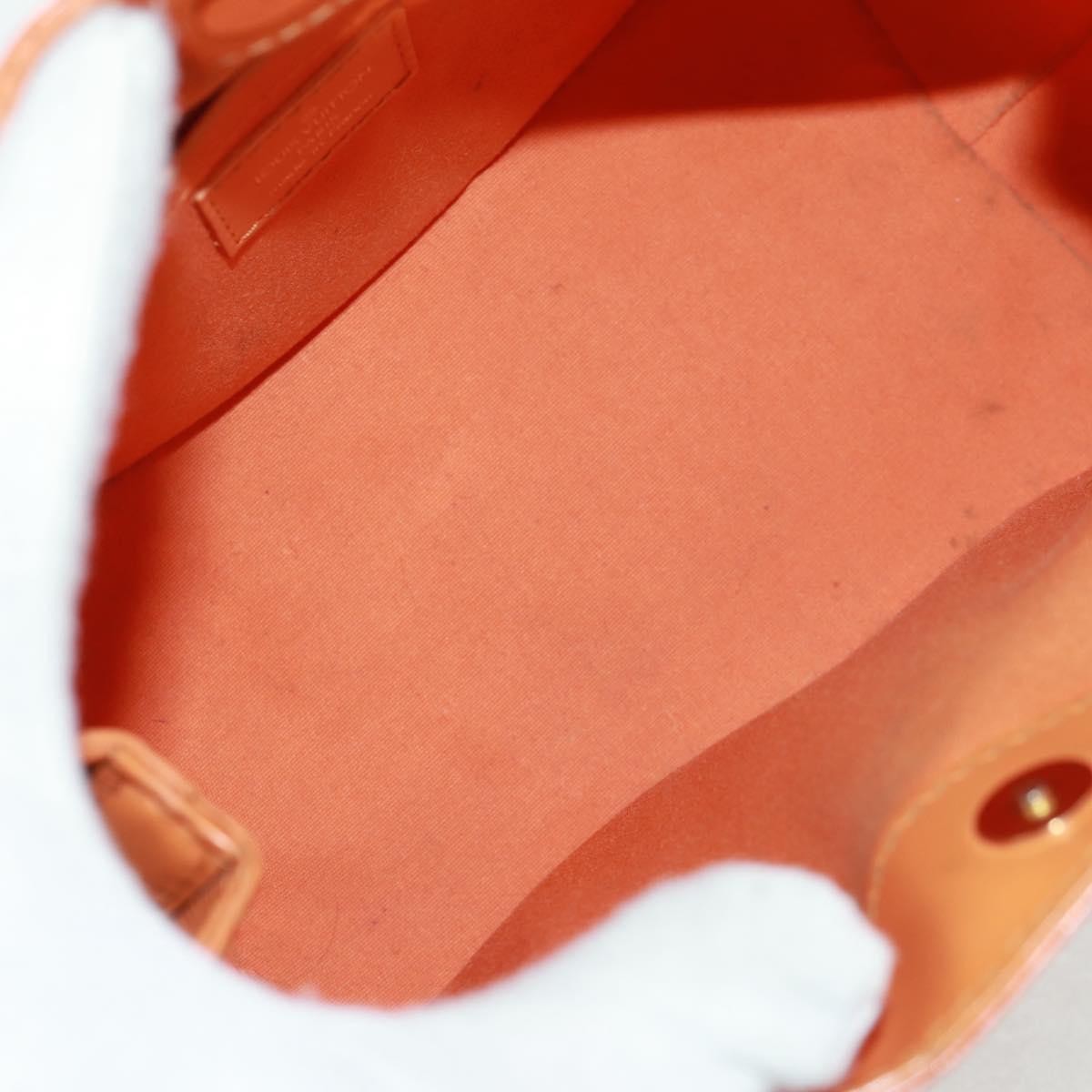 Louis Vuitton Mandara Handbag Epi Leather Orange Leather Shoulder Bag