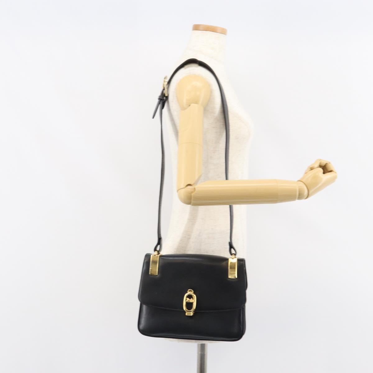 Celine Horse Carriage Shoulder Bag Leather Black Leather Shoulder Bag Bag