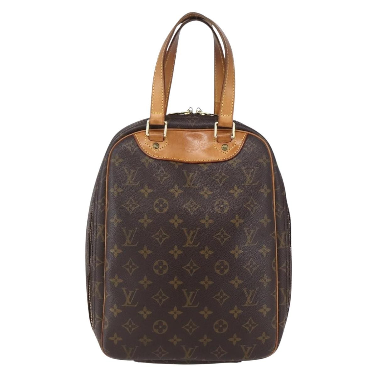 Louis Vuitton Excursion Handbag Monogram Canvas Brown Canvas Handbag