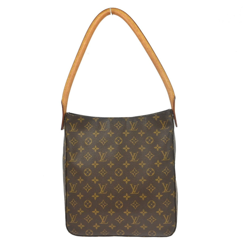 Louis Vuitton Monogram Looping Handbag Monogram Canvas Brown Canvas Handbag