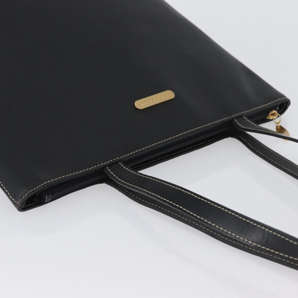 Burberry Vintage Tote Bag Leather Black Leather Tote Bag