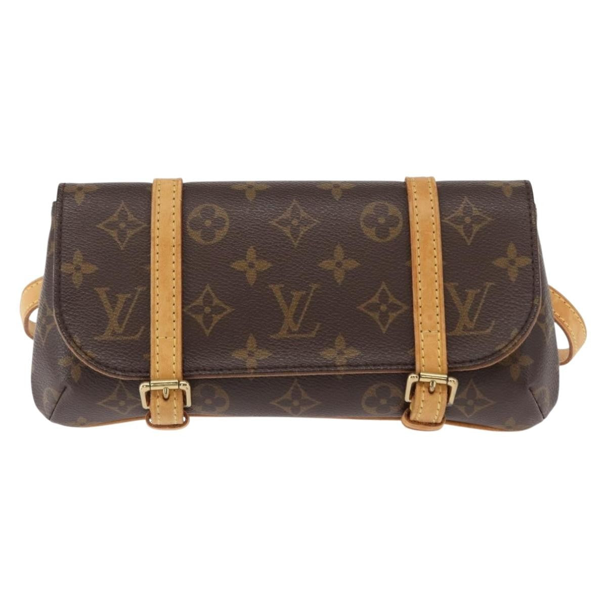Louis Vuitton Marelle Waist Bag Monogram Canvas Brown Canvas Clutche & Pouche Bag