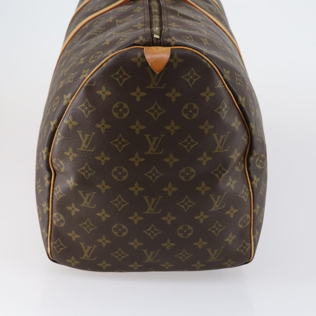 Louis Vuitton Keepall Bag Monogram Canvas Brown Canvas Travel Bag