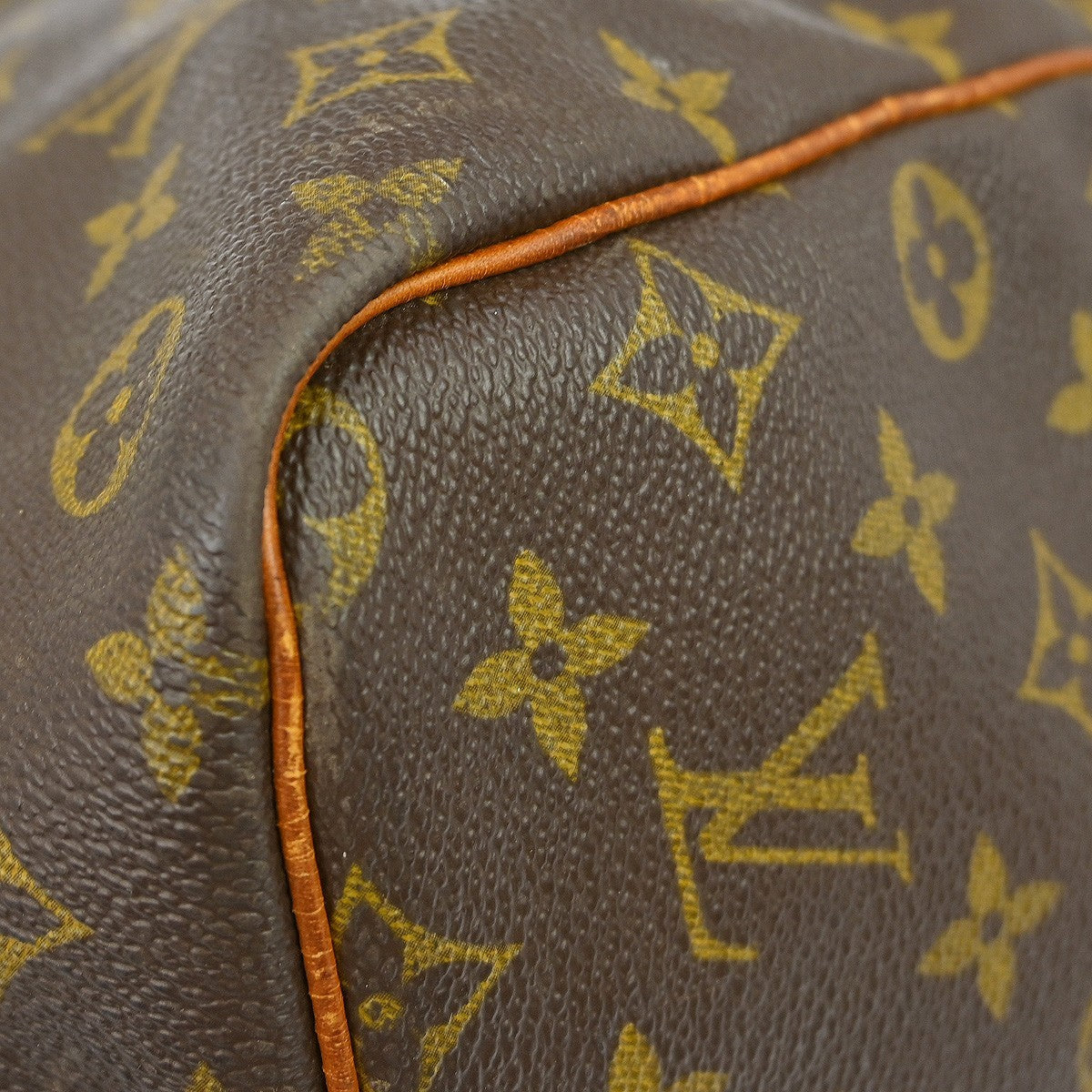 Louis Vuitton Keepall Bandouliere Bag Monogram Canvas Brown Canvas Travel Bag