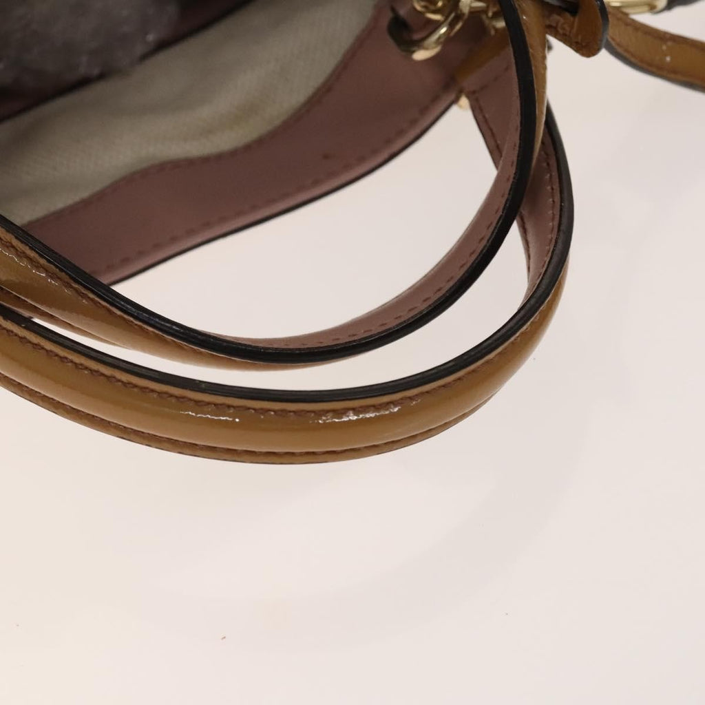 Gucci Soho Convertible Shoulder Bag Patent Beige Patent_Leather Shoulder Bag Bag (Pre-Owned)