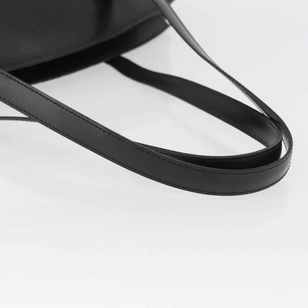 Louis Vuitton Saint Jacques Handbag Epi Leather Black Leather Shoulder Bag