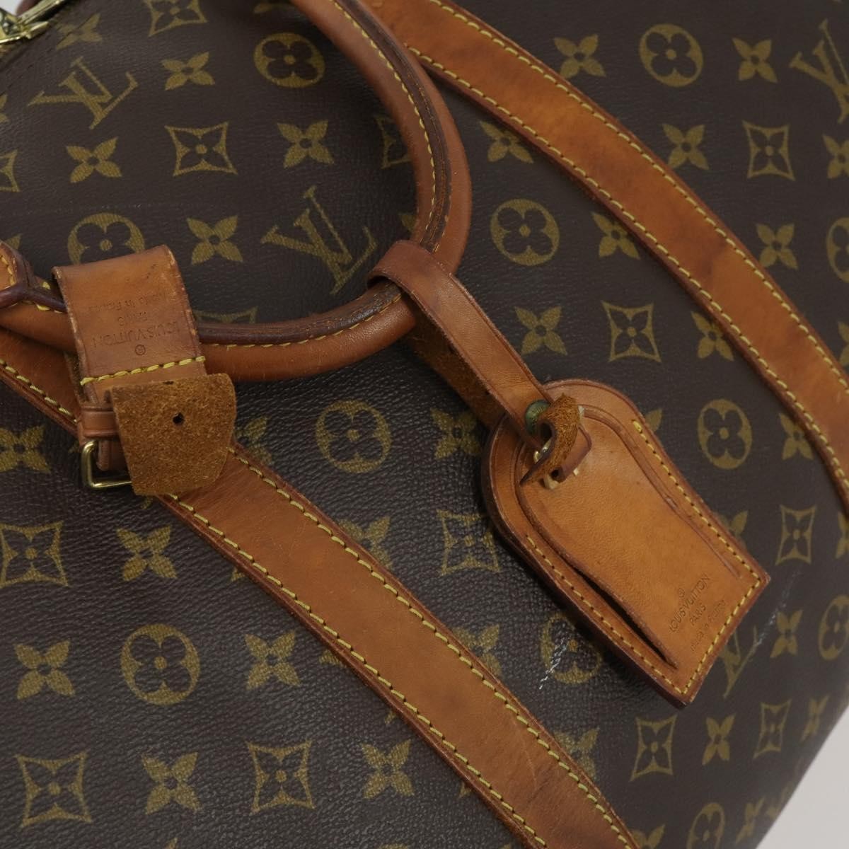 Louis Vuitton Keepall Bag Monogram Canvas Brown Canvas Travel Bag