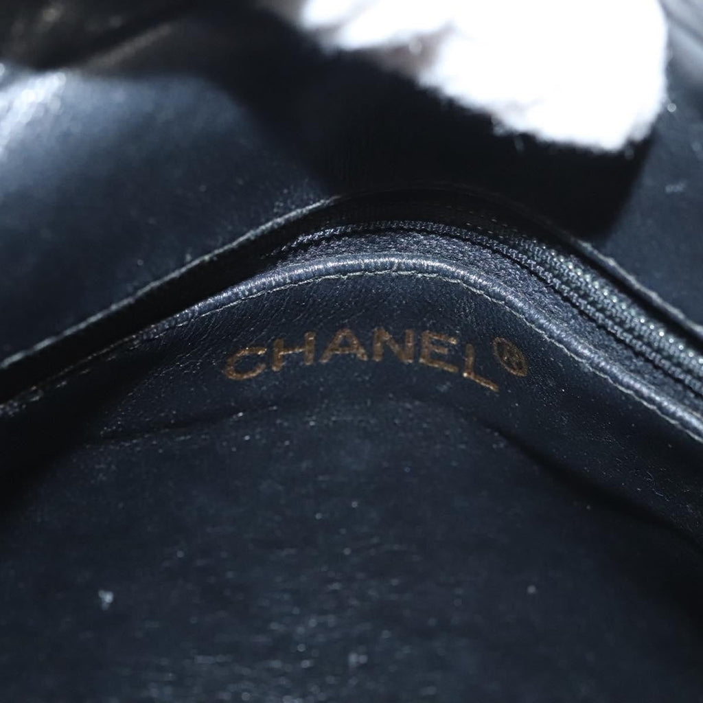 Chanel Vintage Front Pocket Camera Bag Canvas White Canvas Shoulder Bag Bag