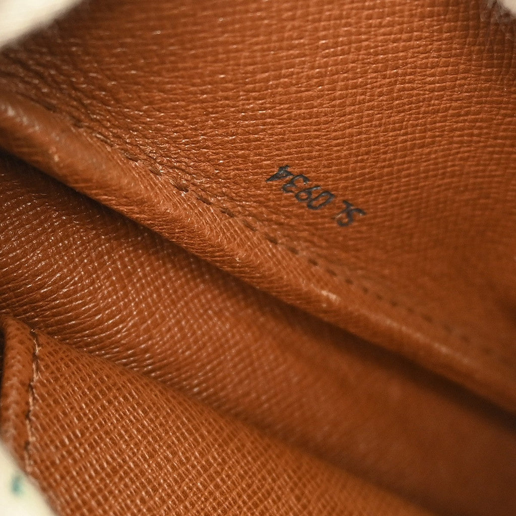 Louis Vuitton Cartouchiere Handbag Monogram Canvas Brown Canvas Shoulder Bag