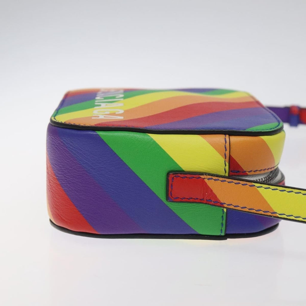 Balenciaga Everyday Camera Bag Printed Leather Multicolour Leather Shoulder Bag